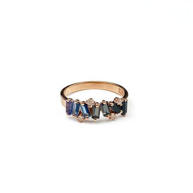 Black Ombre and Diamond Fireworks Band