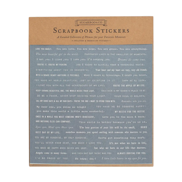 Scrapbook Stickers