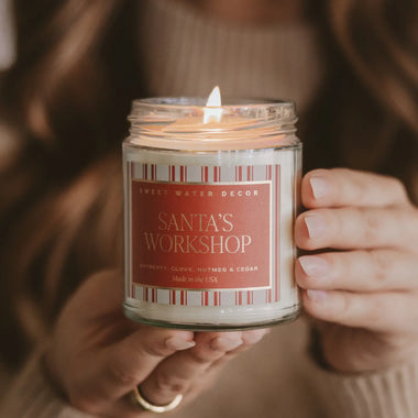 Santa's Workshop Candle