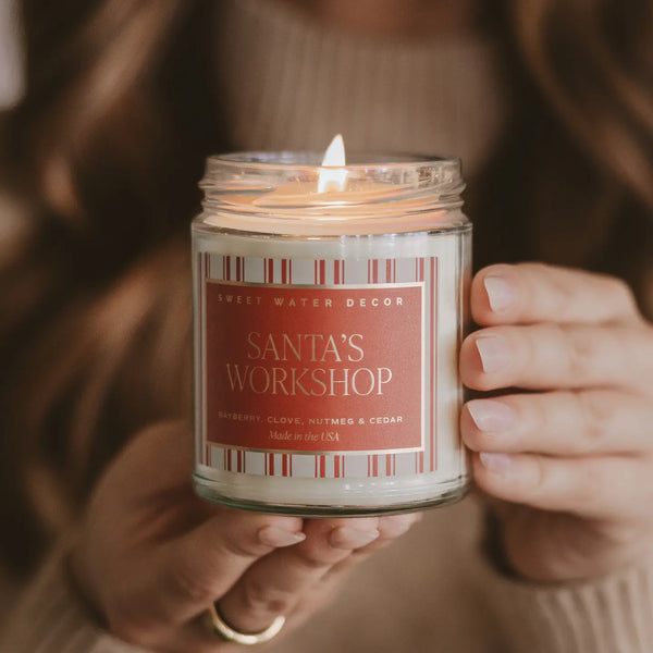 Santa's Workshop Candle