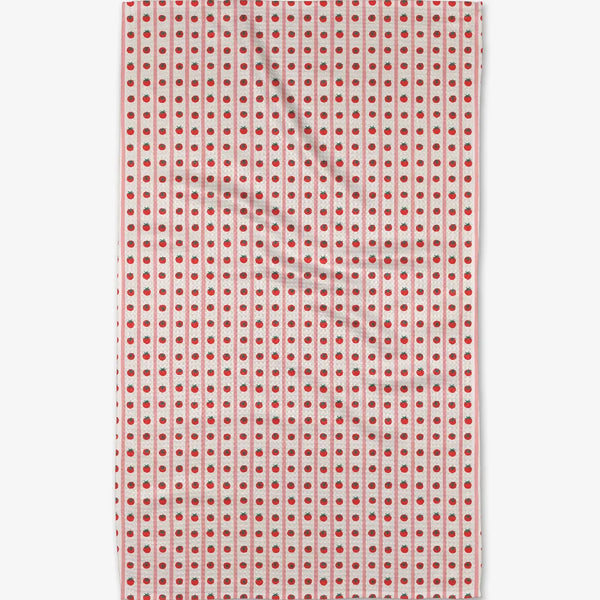 Tomato Stripes Tea Towel