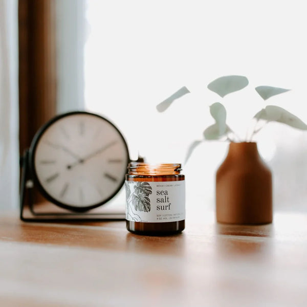 Sea Salt Surf Glass Candle