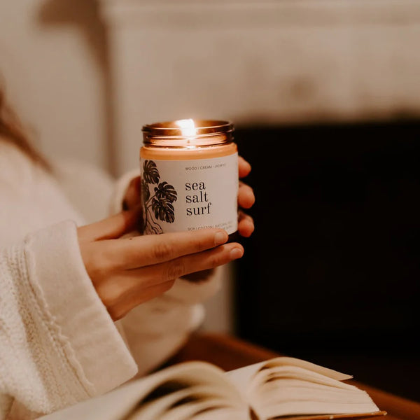 Sea Salt Surf Glass Candle