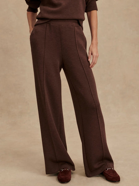 The Wide Leg Pant: Coffee Bean