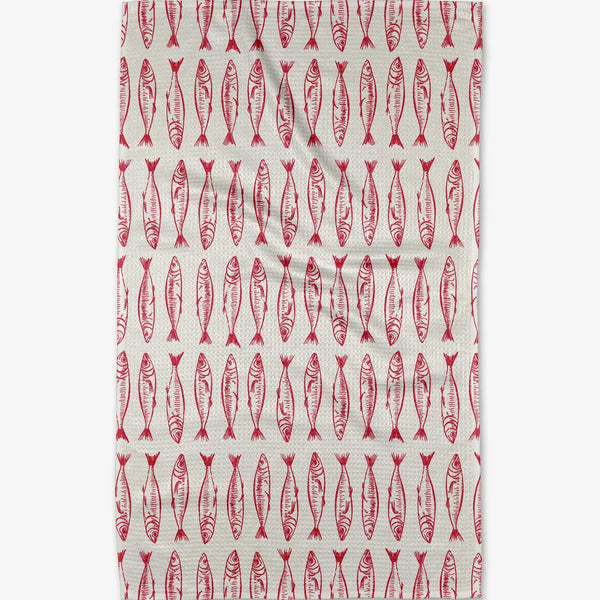 Sardine Stripes Tea Towel