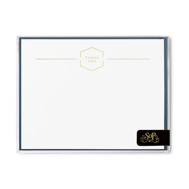 Gold Foil Thank You Notes