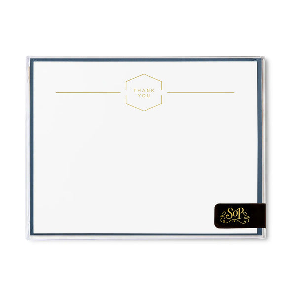 Gold Foil Thank You Notes