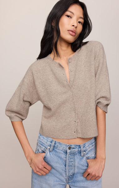 Valor Cardigan: Natural Heather