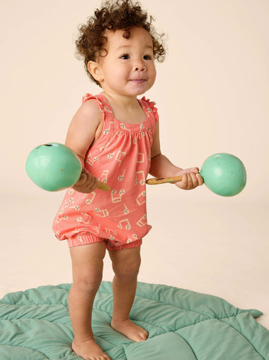 Musicalia Cross Back Romper