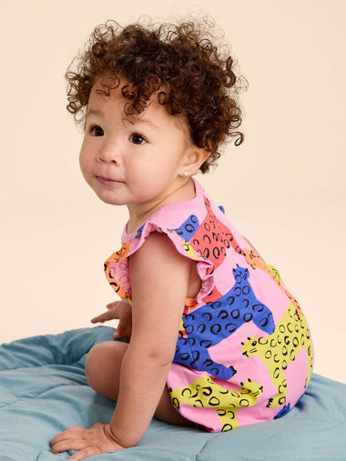 Bright Jaguars Baby Romper