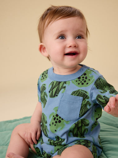 Hopalong Frogs Pocket Romper