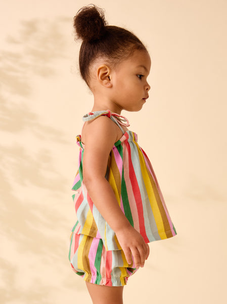 San Sebastián Stripes Tie Shoulder Set