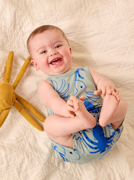 Sketched Octopus Romper