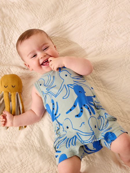 Sketched Octopus Romper