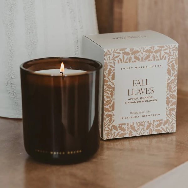 Fall Leaves Candle