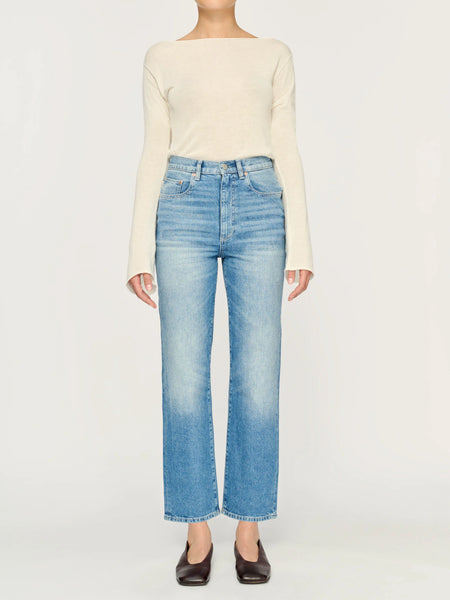 Enora Ultra High-Rise Vintage Cigarette Ankle: Clear Sky