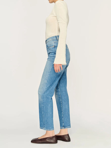 Enora Ultra High-Rise Vintage Cigarette Ankle: Clear Sky