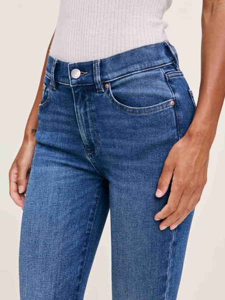 Mara Mid-Rise Straight Ankle: Palm Springs