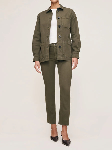 Mara Straight Mid Rise Ankle: Trellis