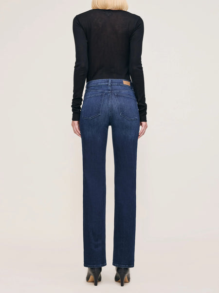 Patti High Rise Straight: Blue Cave