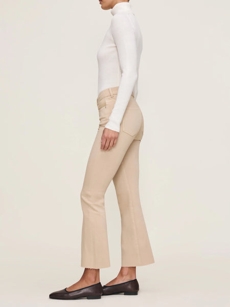 Bridget Boot High Rise Crop: Almond