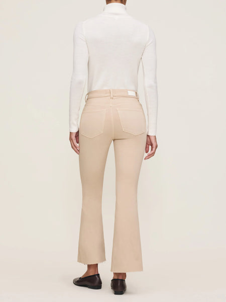 Bridget Boot High Rise Crop: Almond