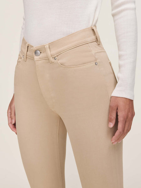 Bridget Boot High Rise Crop: Almond