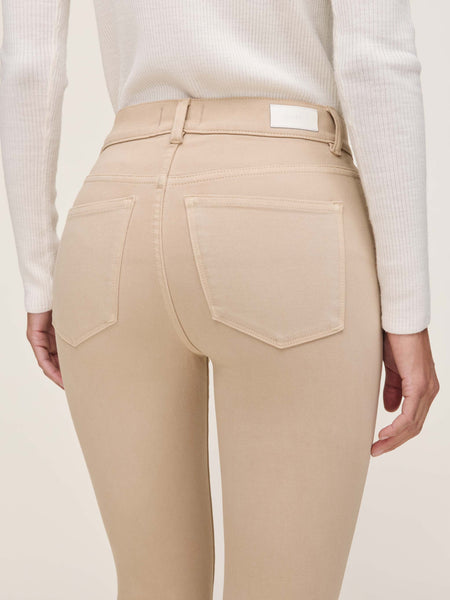 Bridget Boot High Rise Crop: Almond