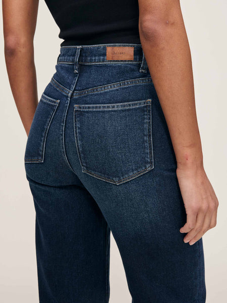 Karmine Refined Wide Leg: Dark Sea