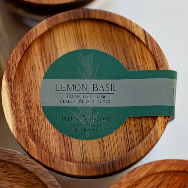 Lemon Basil Cocktail Infusion