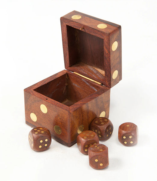 Wood Dice Box Set