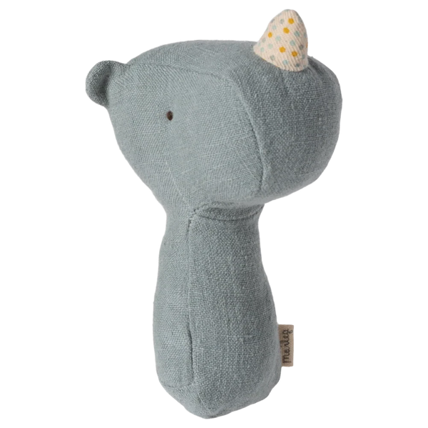 Dusty Blue Rhino Rattle