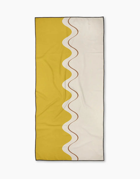 Golden Tide Beach Towel