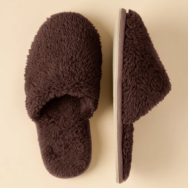 DreamPlush Slippers: Espresso