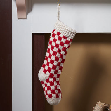 Peppermint Damier Stocking