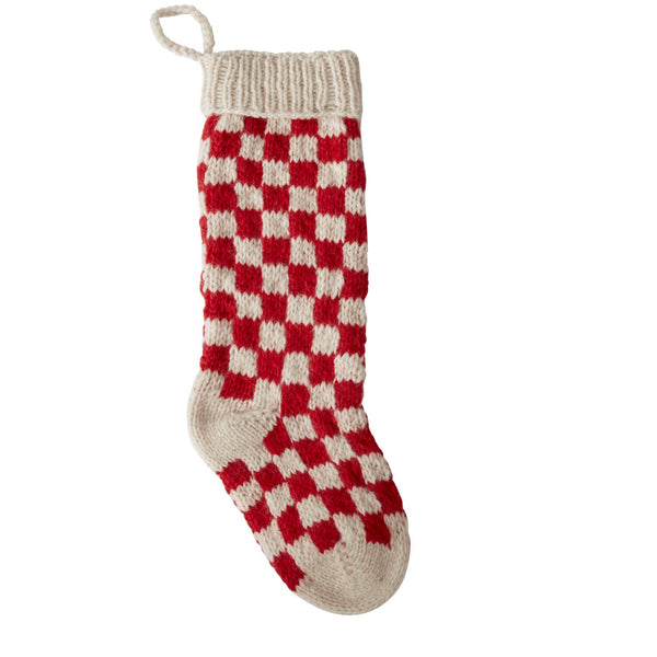 Peppermint Damier Stocking