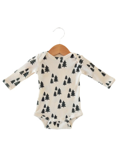 Forest Trees LS Onesie