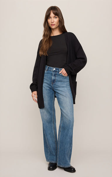 Sanborn Cardigan: Black