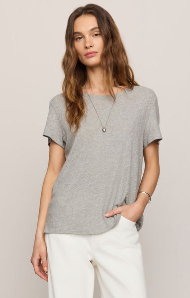 Foundation Slub Tee: Heather Grey