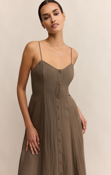 Angel Eyes Midi Dress: Tiki