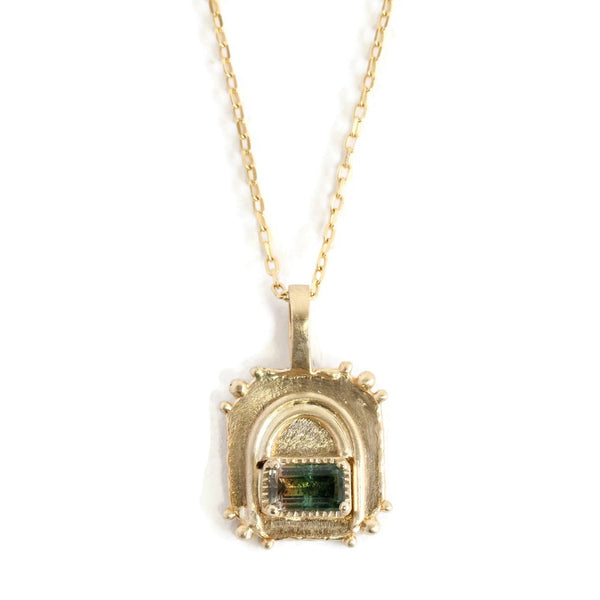 Prayer Tourmaline Necklace