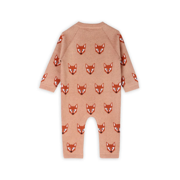 Fox Jacquard Knit Jumpsuit