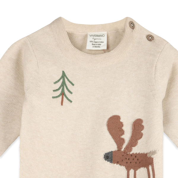 Moose Applique Jumpsuit