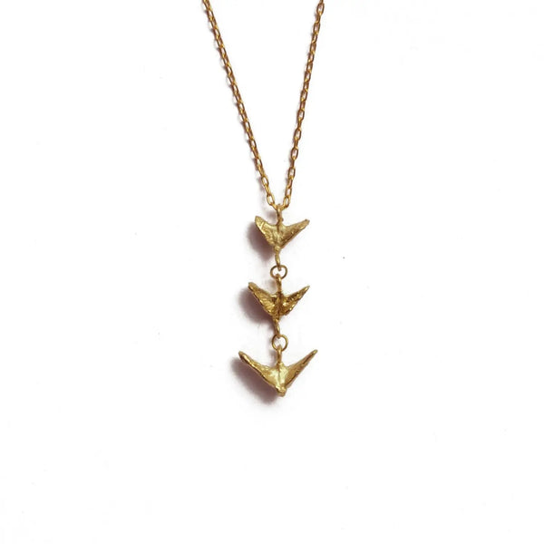 Triple Dove Necklace