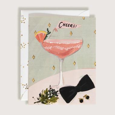 Cheers Cocktail and Bowtie
