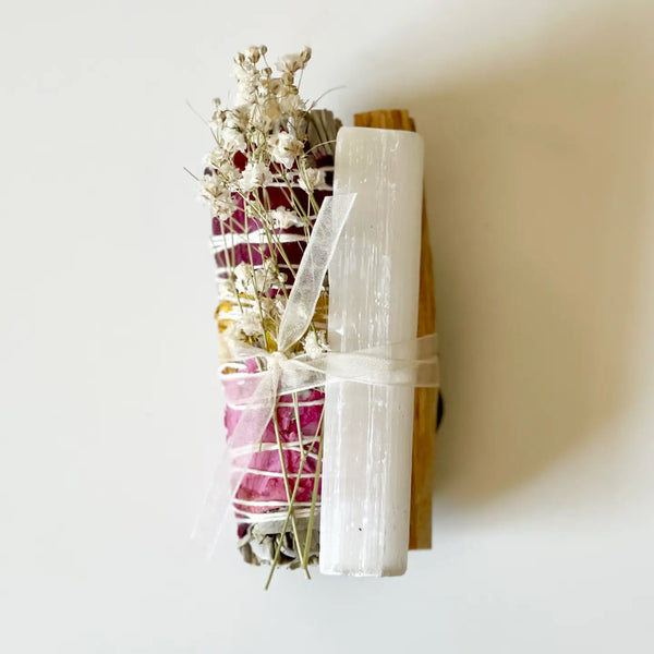 Floral Sage Smudge Bundle