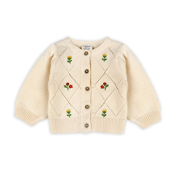 Lisa Floral Embroidered Cardigan