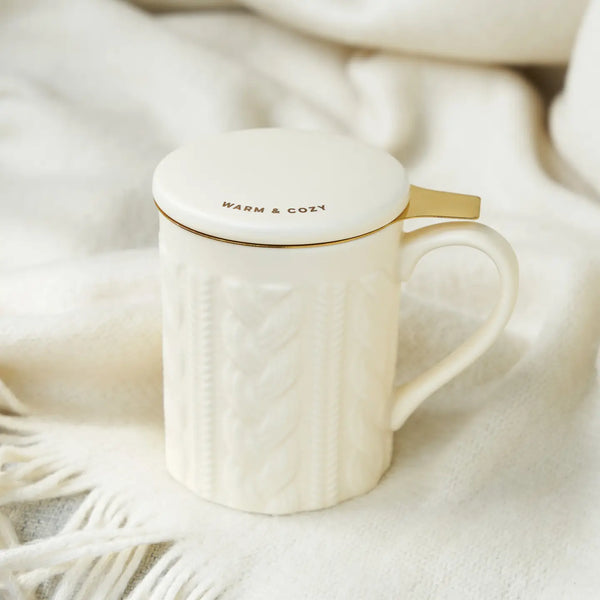 Cozy Winter Mug with Infuser