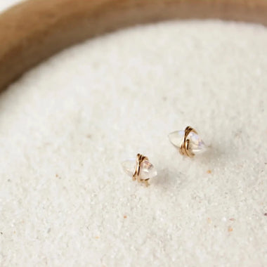 Moonstone Marquis Studs