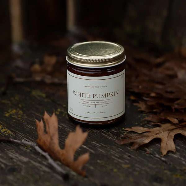 White Pumpkin Candle: Luxe Label